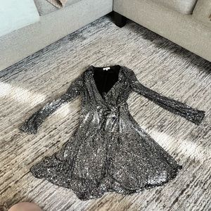 Sequin flowy dress